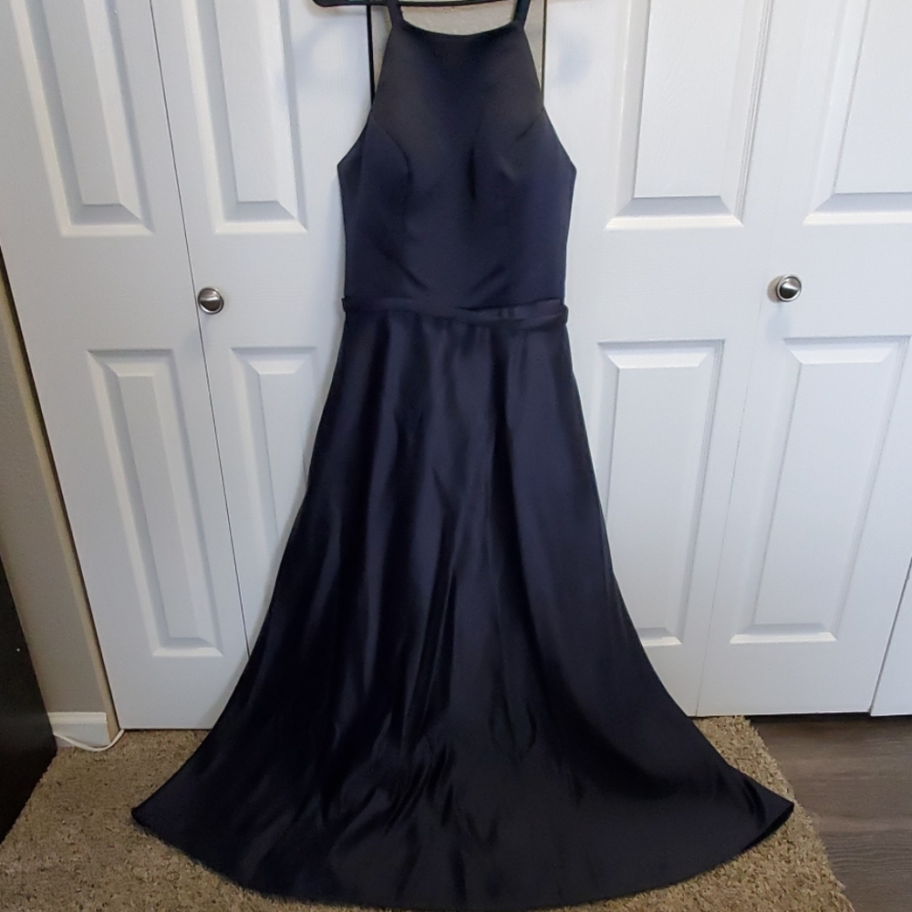 Navy Blue Bridesmaid Dress